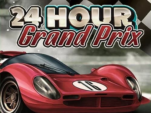 Race-themed symbols in the 24 Hour Grand Prix slot