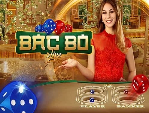 Bac Bo online game showing player and banker dice results